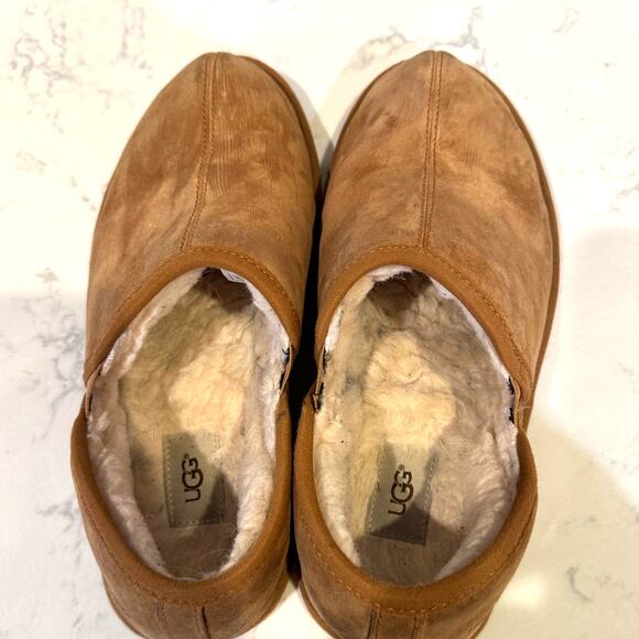 UGG Men\'s Scuff Romeo II Slipper chestnut colorway Water-resistant size 12 main image 5